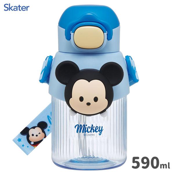 真愛日本 預購 迪士尼 米奇 米老鼠 立體玩偶造型 吸管水壺 冷水壺 590ml 水壺 水瓶 外出 郊遊 幼兒園 DT53
