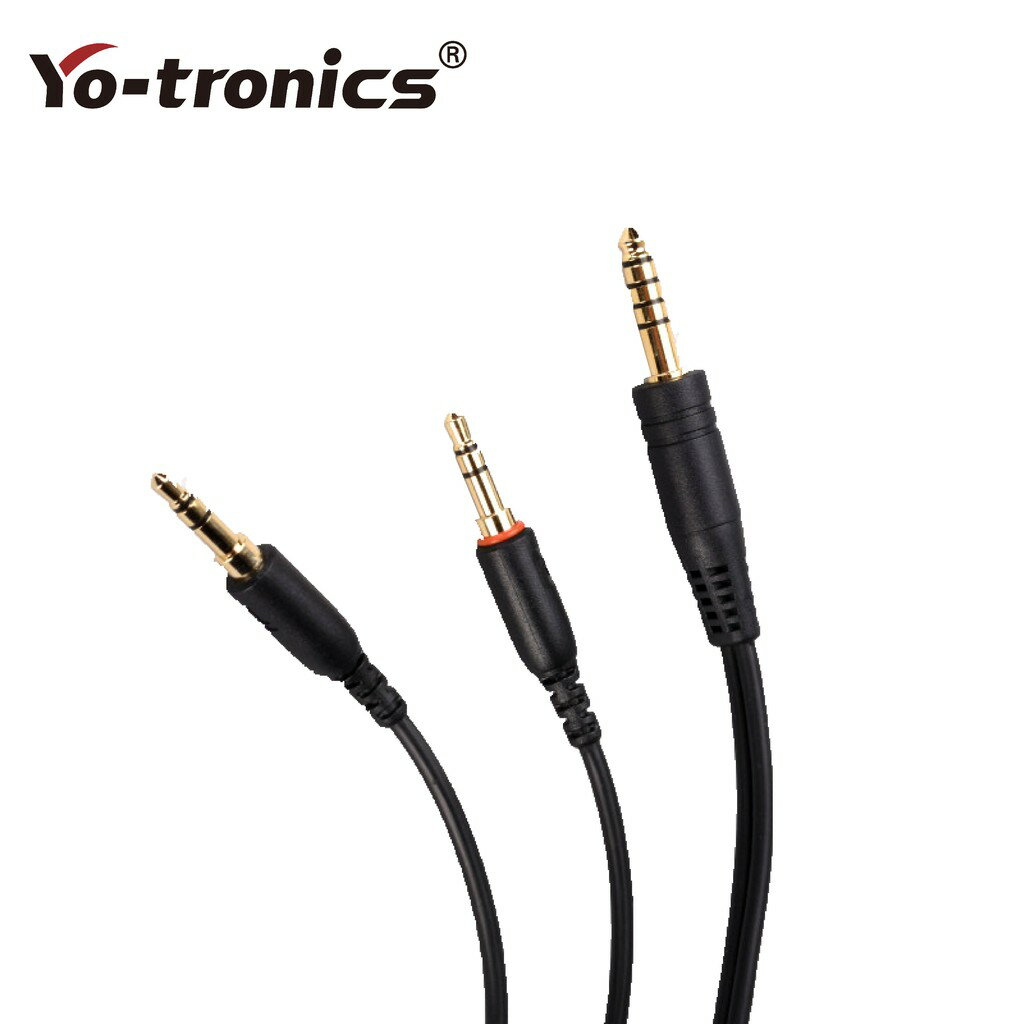 【Yo-tronics】4.4mm 平衡插頭-3.5mm L/R 耳機線 無氧銅 OFC 線芯