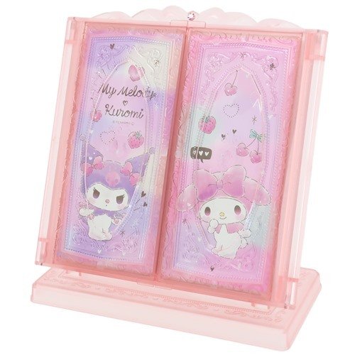 【震撼精品百貨】My Melody 美樂蒂~日本三麗鷗SANRIO 美樂蒂&酷洛米三面鏡子-櫻桃*53964