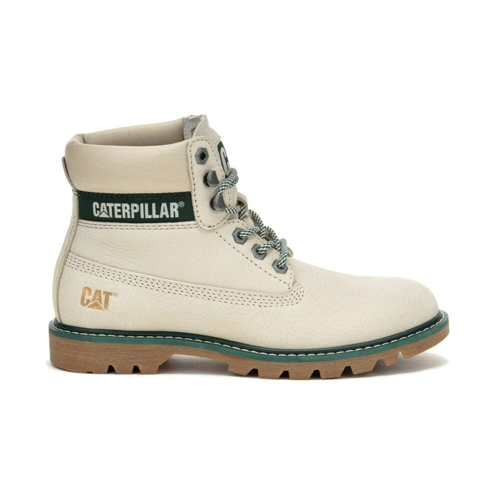 CAT COLORADO 2.0 經典復刻工裝靴 女鞋－米白 2