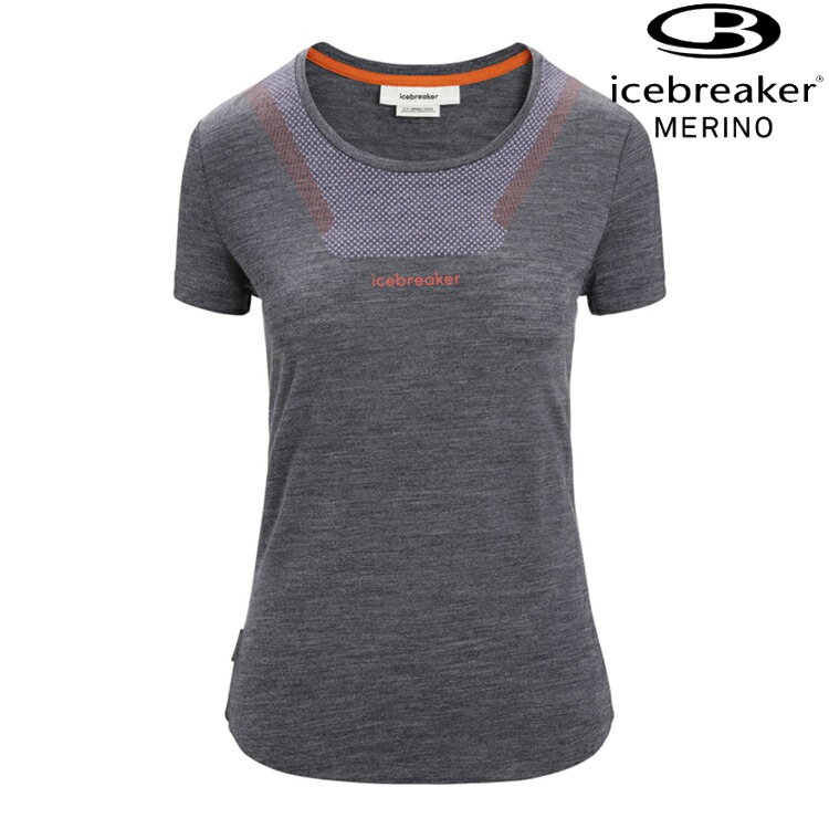 Icebreaker Sphere II Cool-Lite™AD150 女款 圓領短袖上衣 訓練模式 0A56N1-440 灰