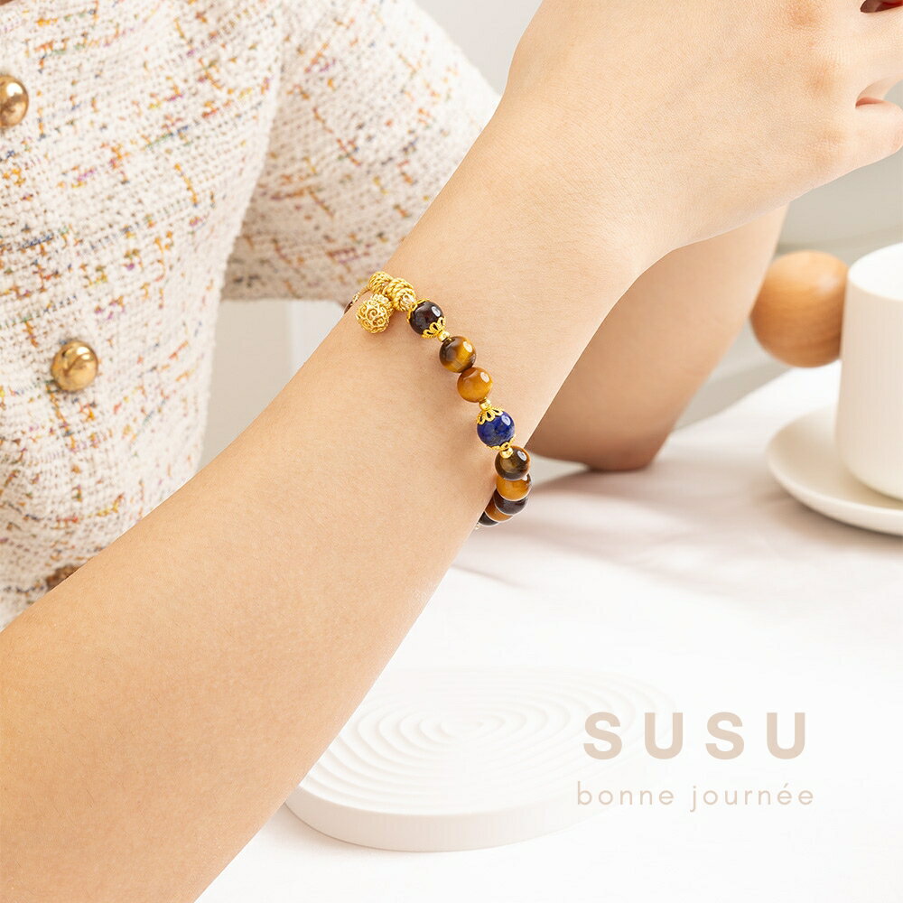 SU SU︱暮光水晶手鍊❤️ 虎眼石 石榴石 青金石 事業運 招財 轉運 能量 防小人 送禮 推薦 4