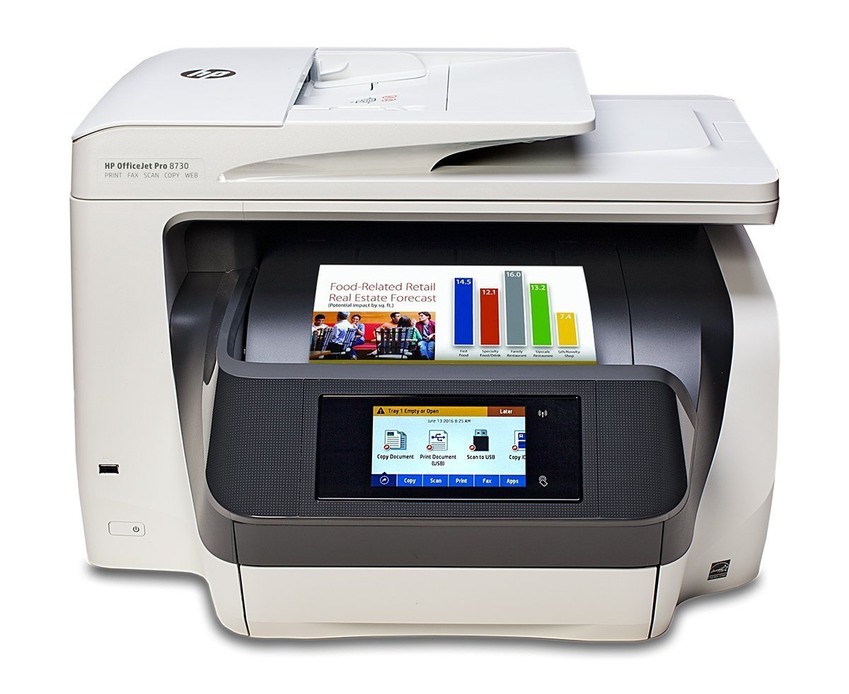 Hp officejet pro 8730 замена картриджа