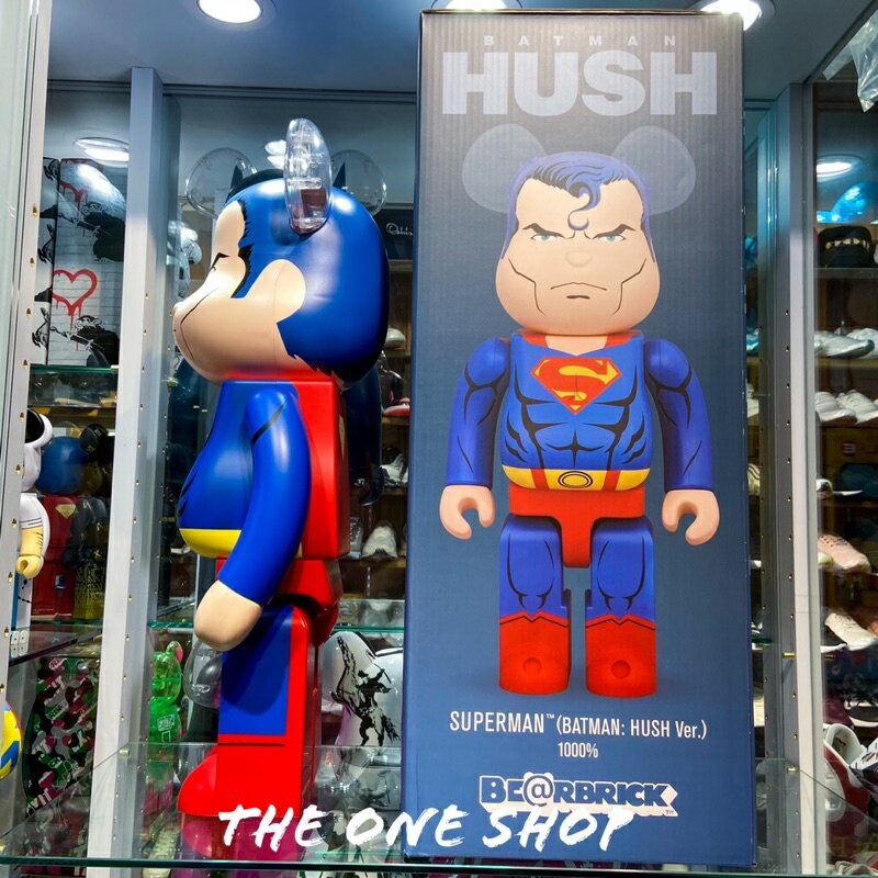 BE@RBRICK Superman HUSH 超人庫柏力克熊1000% | The One Shop 潮流鞋