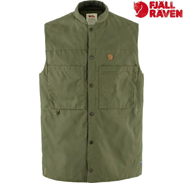 Fjallraven 北極狐 Singi Padded Vest 男款 背心/多功能背心 86708 625 月桂綠