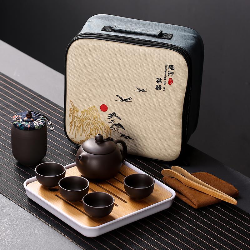單人茶具精緻1人中式風格小套裝家用瓷器出差便攜隨手禮商務禮品