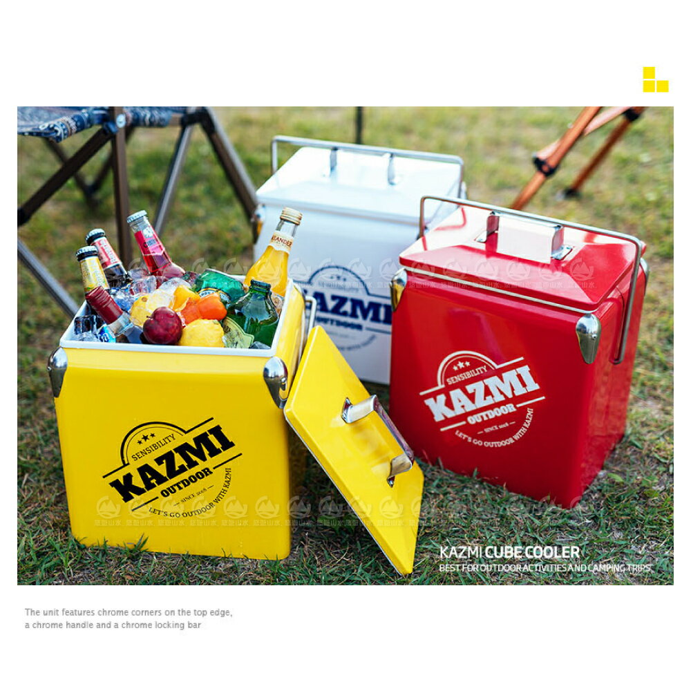 【KAZMI 韓國 酷樂彩色小冰箱13L《黃》】K6T3A013YE/行動冰箱/冰桶/露營/野餐 6