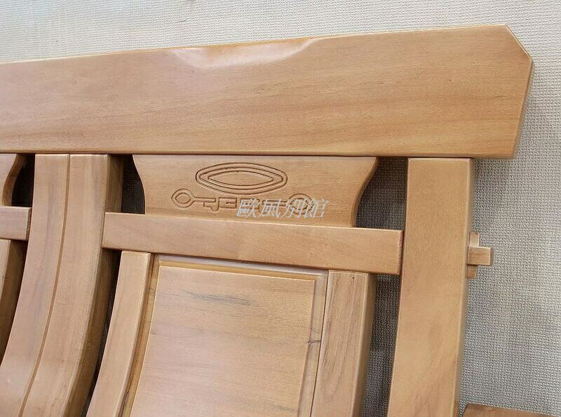 【歐風別館】如意檜木L型全實木木板椅【基隆至台中免運費】 8