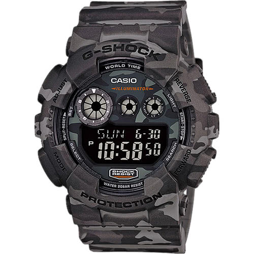 【東洋商行】免運 CASIO 卡西歐 G-SHOCK 玩酷叢林迷彩運動腕錶(限量) GD-120CM-8DR 原廠公司貨 附保證卡 保固期一年