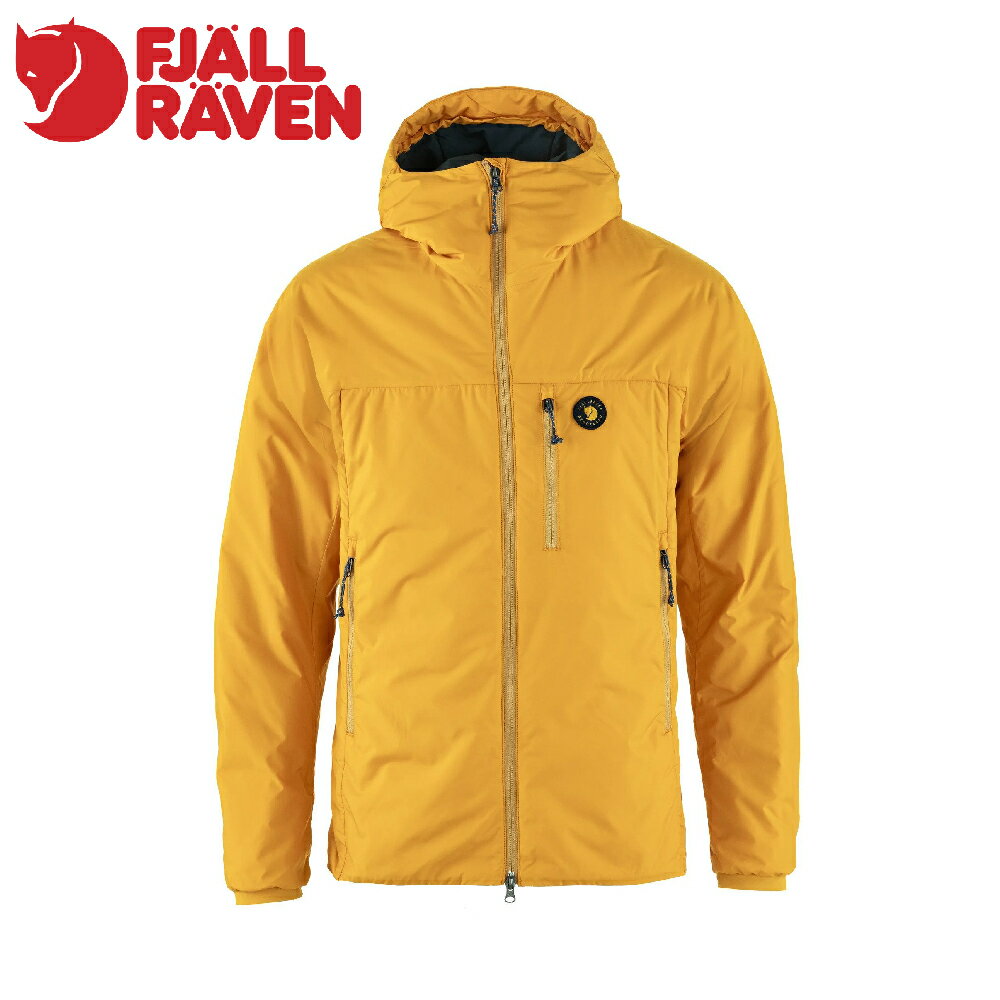 【Fjallraven 小狐狸 男 Bergtagen 60 Insulation夾克《芥末黃/高山藍》】F12500165