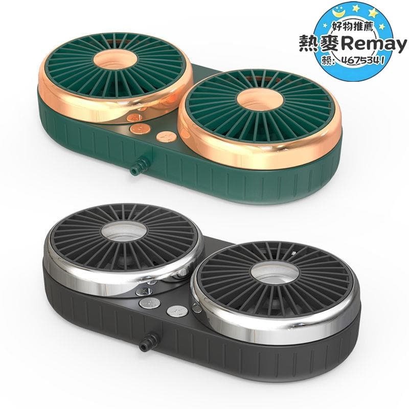 48H出貨 【可開統編】車載風扇12V25v車內強力大風力雙頭電風扇usb小型家用靜音小風扇