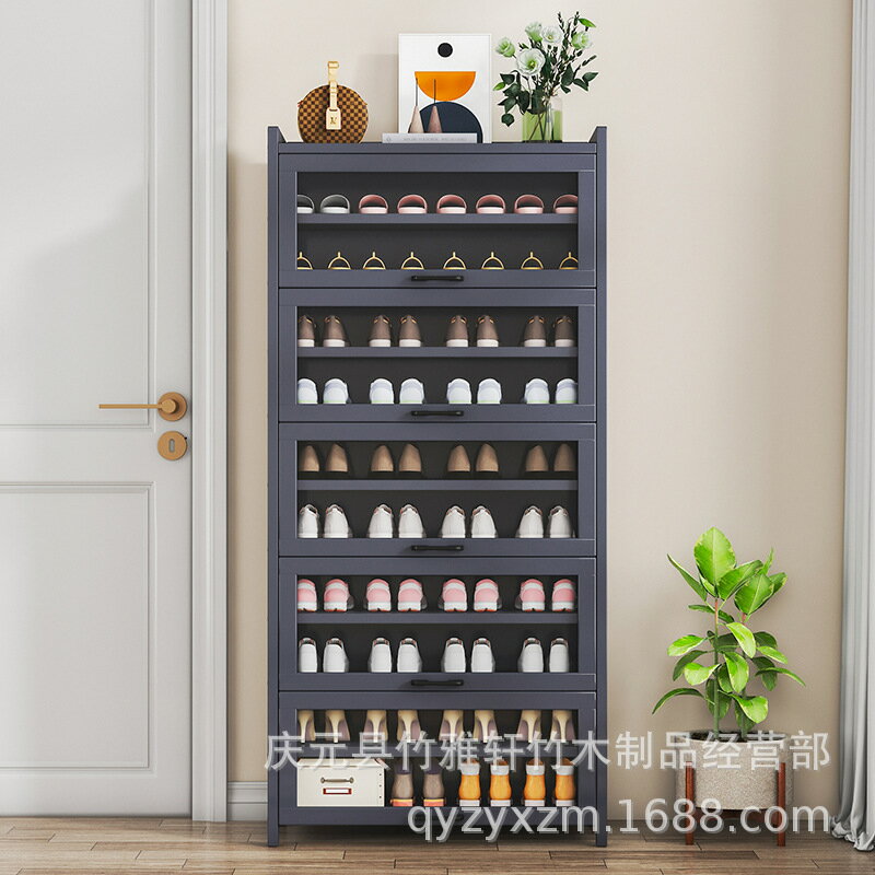 簡易鞋架家用門口入戶鞋柜室內收納柜多層大容量防塵置物架出租屋