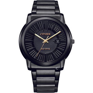 CITIZEN 星辰錶 Eco-Drive 光動能[時尚紳士錶 (AW1217-83E)-42mm-黑面鋼帶【刷卡回饋 分期0利率】