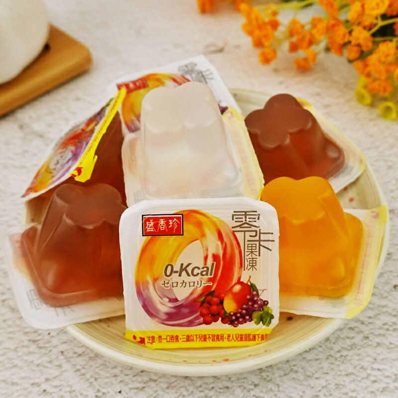 【盛香珍】零卡果凍 (0卡果凍 蒟蒻果凍 椰果蒟蒻 果凍 蒟蒻 ) 900g (台灣果凍)