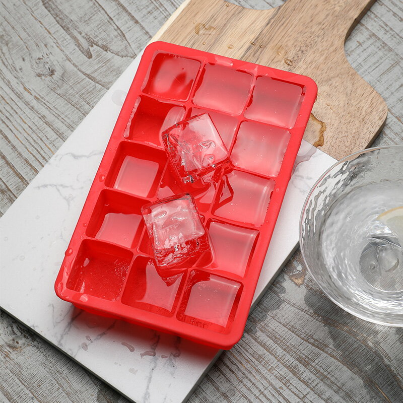 矽膠冰格製冰盒 家用冰箱凍冰塊模具輔食自製冷凍冰盒速凍器