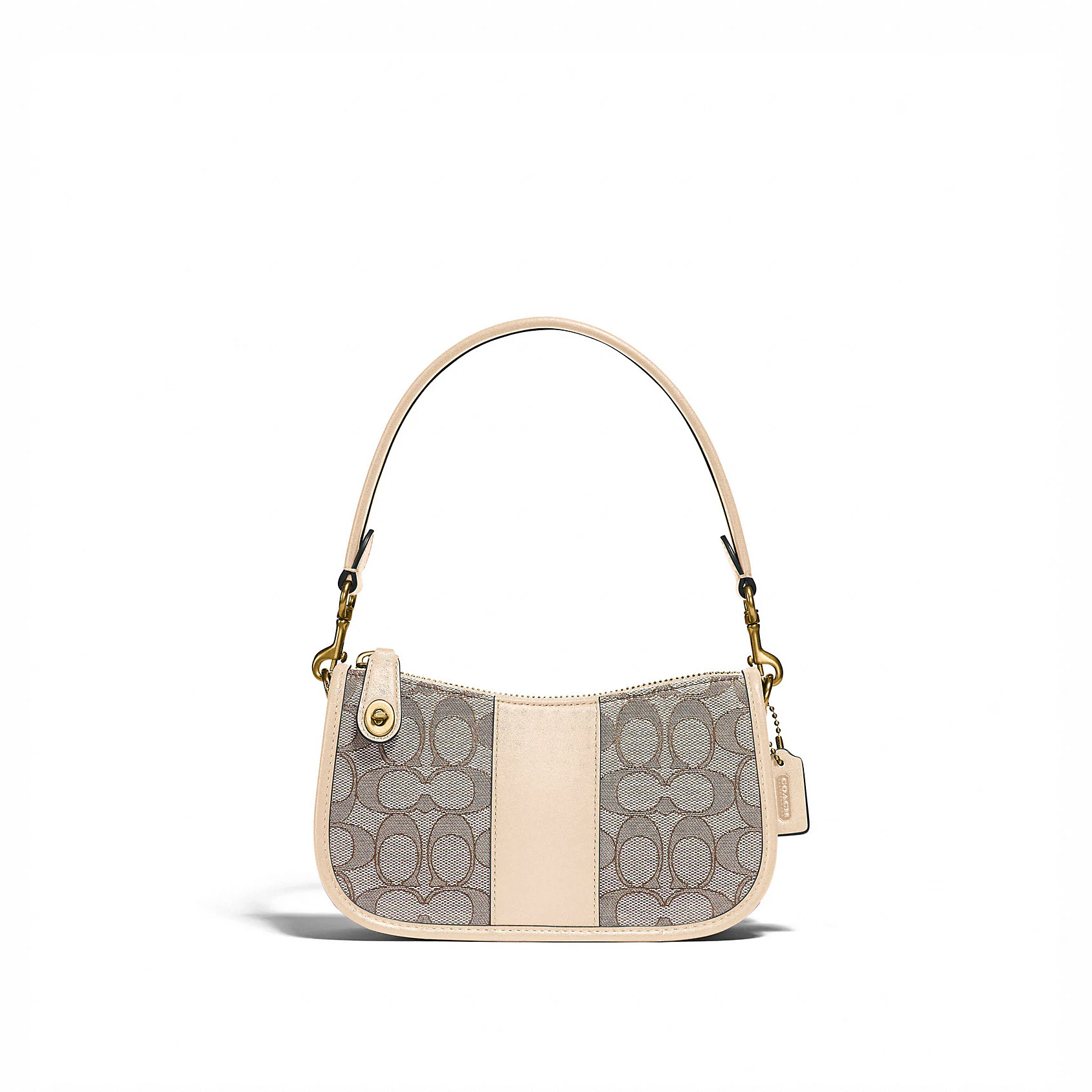 精選★COACH Swinger20 經典老花滿印麻將單肩包 C2325(全新現貨50%OFF)~【夏日美包★菲尼斯 國際精品↘3折起】