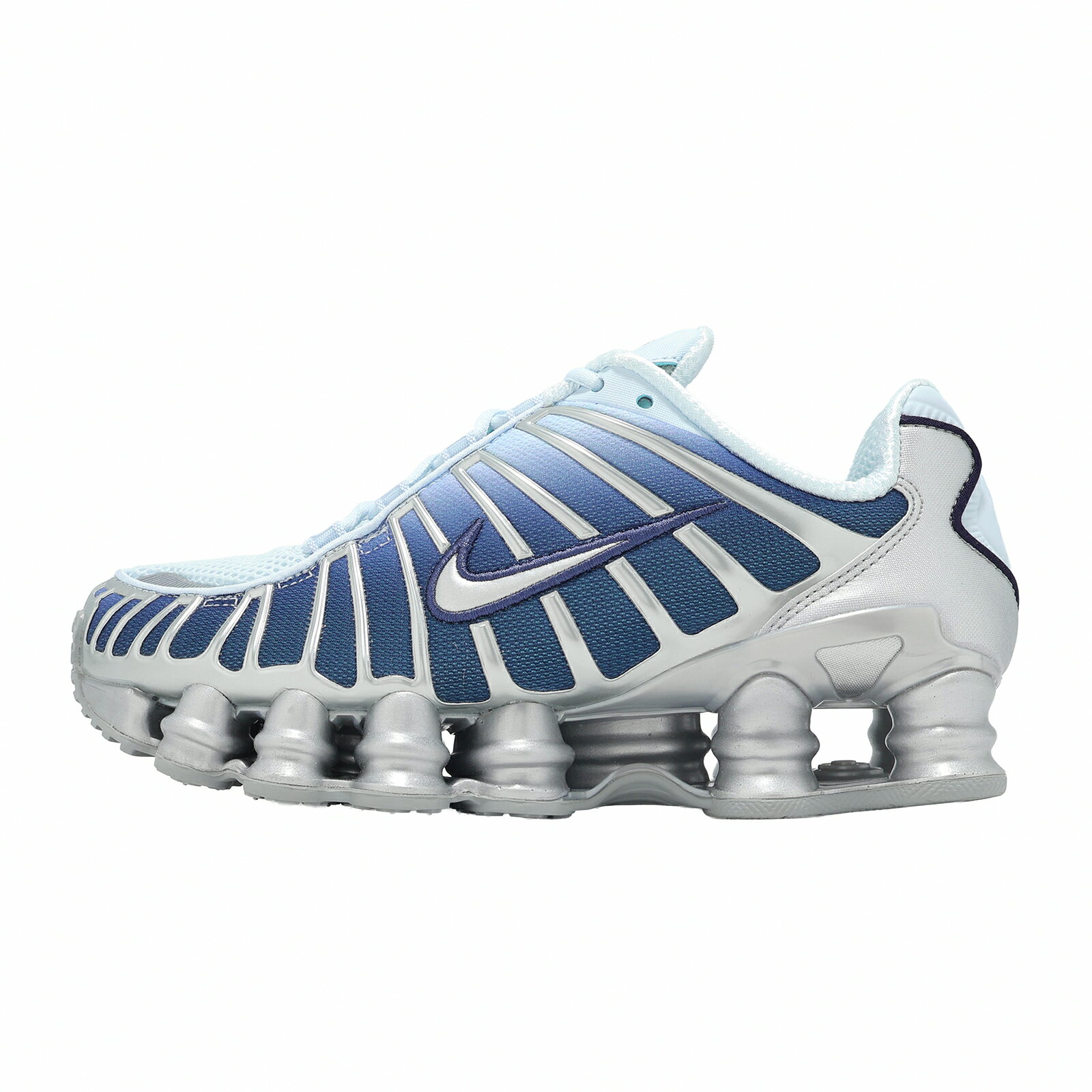 Nike 休閒鞋 Wmns Shox TL Fade 女鞋 藍 銀 復古 彈簧鞋 IH1336-403