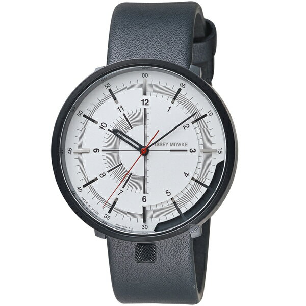ISSEY MIYAKE 三宅一生 One-Sixth系列手錶 NH35-0030Z(NYAK003Y)-43mm-白面皮革【刷卡回饋 分期0利率】【APP下單22%點數回饋】