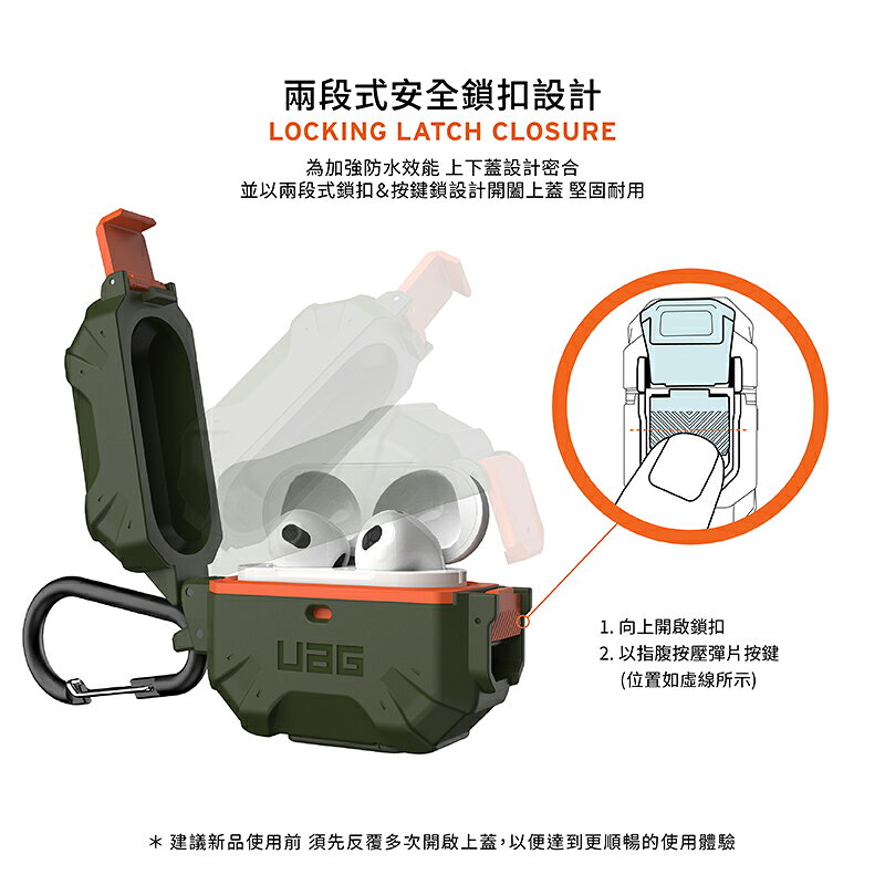UAG 耐衝擊 防水 防塵 硬式 保護殼 防摔殼 耳機殼 AirPods 3 AirPods3 5