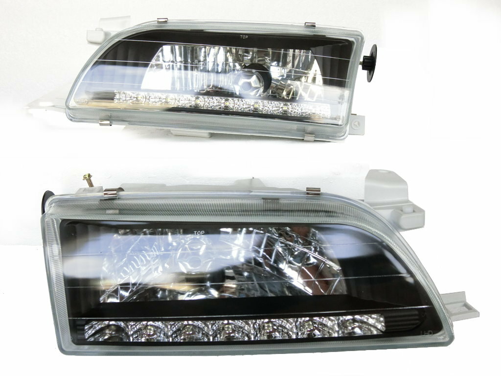 大禾自動車 日規 黑框 LED 大燈 適用 COROLLA AE100 1993-1997