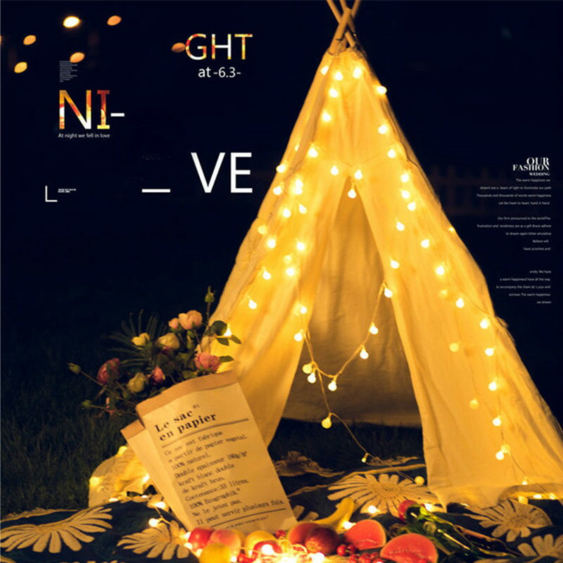 婚紗攝影夜景道具組合帳篷燈串星空新款森系外景拍攝創意拍照擺件