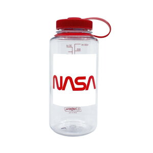 美國《Nalgene》專業水壺 1000cc 寬嘴水壼 682020-0050 NASA Logo