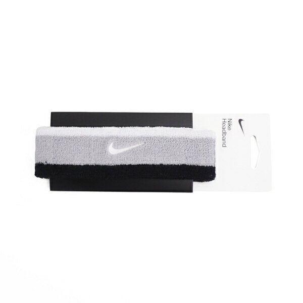 Nike Swoosh [AC2285-016] 頭帶 運動 籃球 跑步 訓練 吸濕排汗 舒適 止汗帶 灰黑