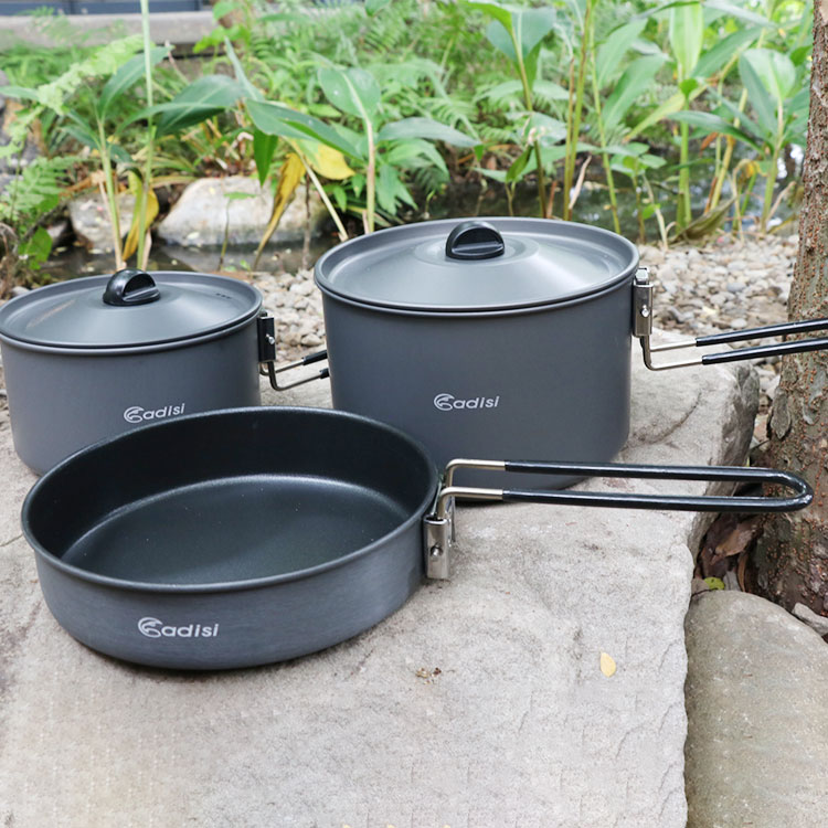 ADISI 野營套鍋組 AC565016 | 2~3人適用 城市綠洲 (戶外露營、聚會、鋁鍋、導熱性佳)