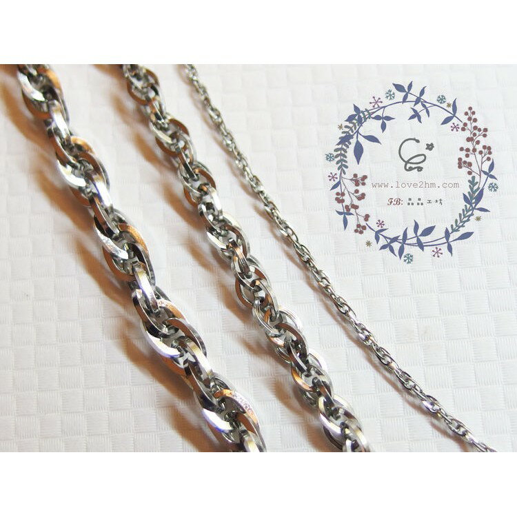 天國階梯(中)/白鋼鍊子/316L醫療級白鋼/ [晶晶工坊-love2hm] 2