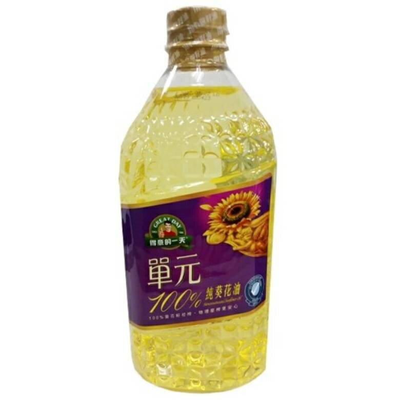 得意的一天 單元葵花油(2.4L/瓶) [大買家]