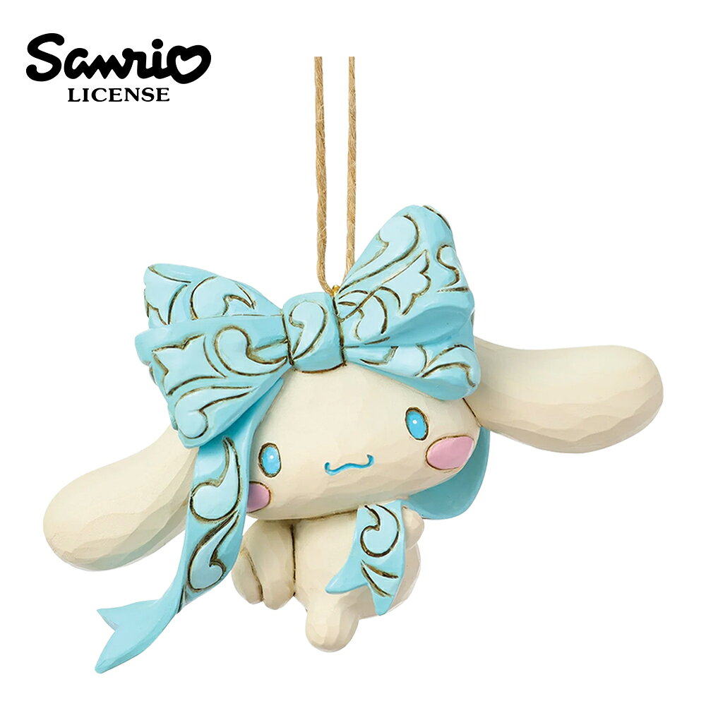 【正版授權】Enesco 大耳狗 蝴蝶結 掛飾 塑像 公仔 精品雕塑 喜拿 Cinnamoroll 三麗鷗 SANRIO - 502356