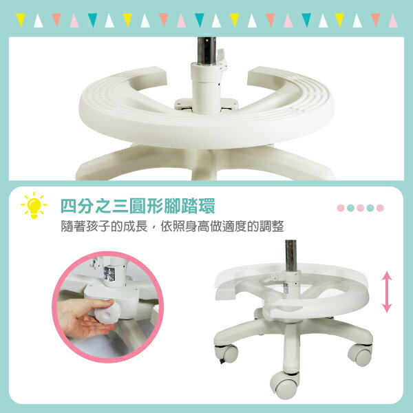 ✦領券再折✦馬卡龍色系-角型背兒童椅(II)(1件組) 學童椅 椅子 書桌椅 天空樹生活館 7