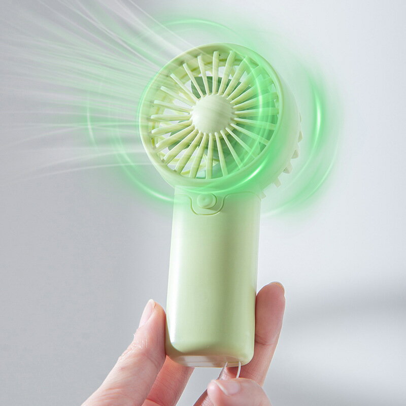 新款手持風扇便攜式戶外USB充電風扇迷你風扇小型大風力小風扇【北歐家居生活】