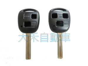 大禾自動車 2/3鍵 直柄 鑰匙外殼 適用 LEXUS IS200 GS300 ES300 RX330 SC430