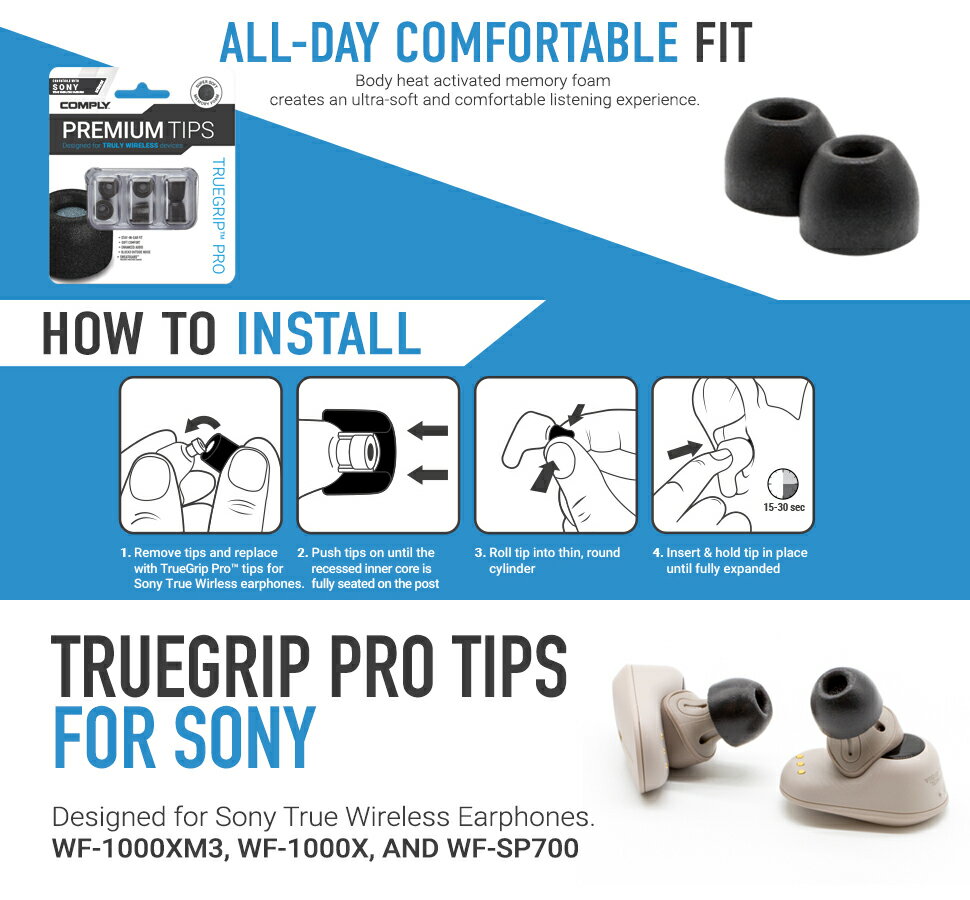 Truegrip pro for discount sony true wireless