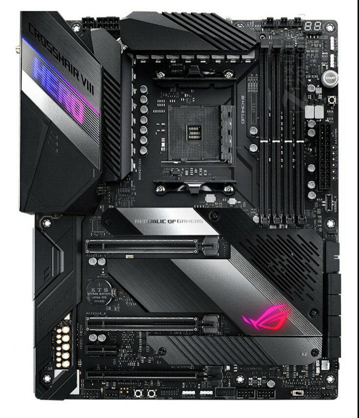 {保固一年 可打統編}華碩ROG CROSSHAIR VIII HERO(WI-FI)支持AMD4 C8H主機板x570 wifi