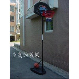 【移動籃球架-鐵管+塑膠-吹塑籃板-高165-305cm-1套/組】可升降調節高度 水座加大型更穩定 街頭青少年籃球架（不含球）-56007