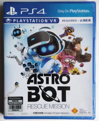 美琪PS4 VR遊戲 太空宇宙機器人 救援行動 ASTRO BOT 中文