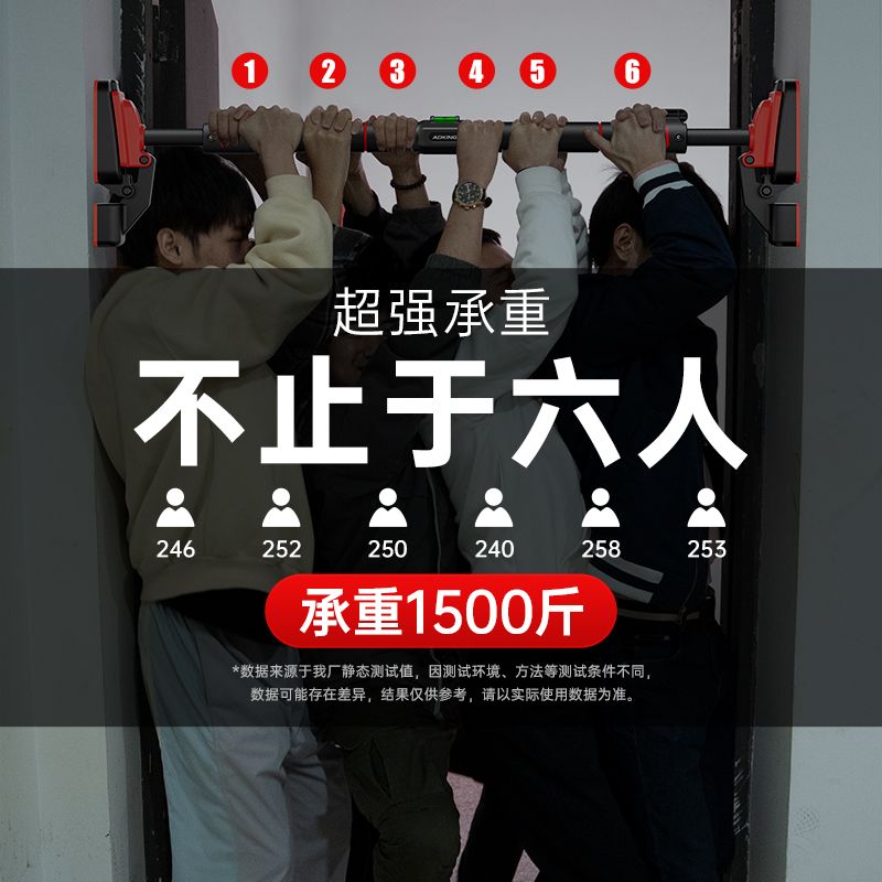 免運 公司貨付發票 運動用品 健身工具 單槓家用室內健身器材引體向上器兒童運動家庭免打孔吊環門上單桿