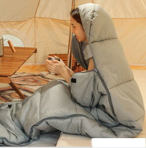 南極人睡袋大人男戶外露營冬天四季通用款羽絨秋冬季加厚防寒成人 雙十一全館距惠