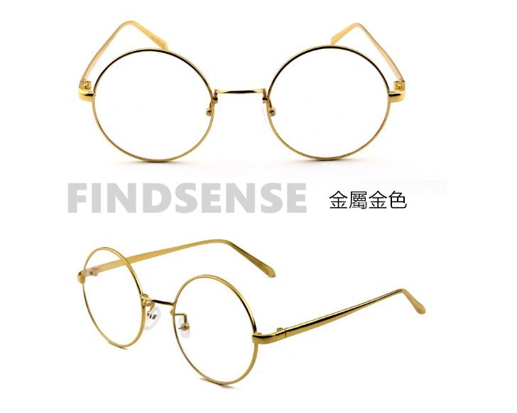 FINDSENSE品牌 近視眼鏡 配度數眼鏡 穿搭眼鏡 單品 配件 金屬眼鏡 可單買鏡框