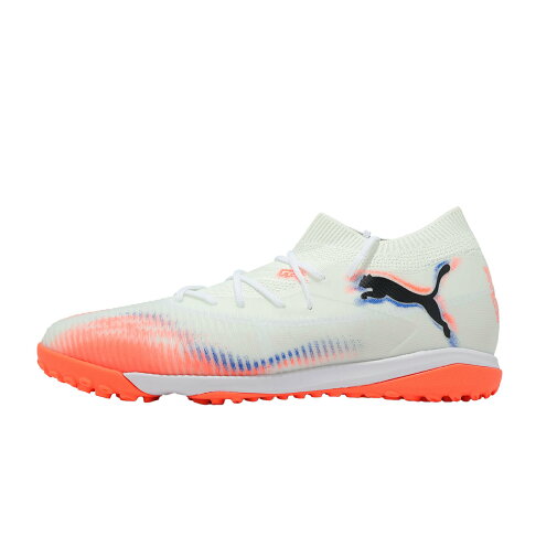 Puma 足球鞋 Future 8 Match TT 男鞋 白 黑 橘 人造草場 運動鞋 108597-01 0