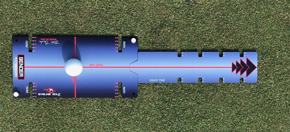 【Eyeline Golf】 推桿平板 Bender Puttimg Board 高爾夫 推桿訓練 推桿版 推桿練習片 美國原廠代理正品【正元精密】