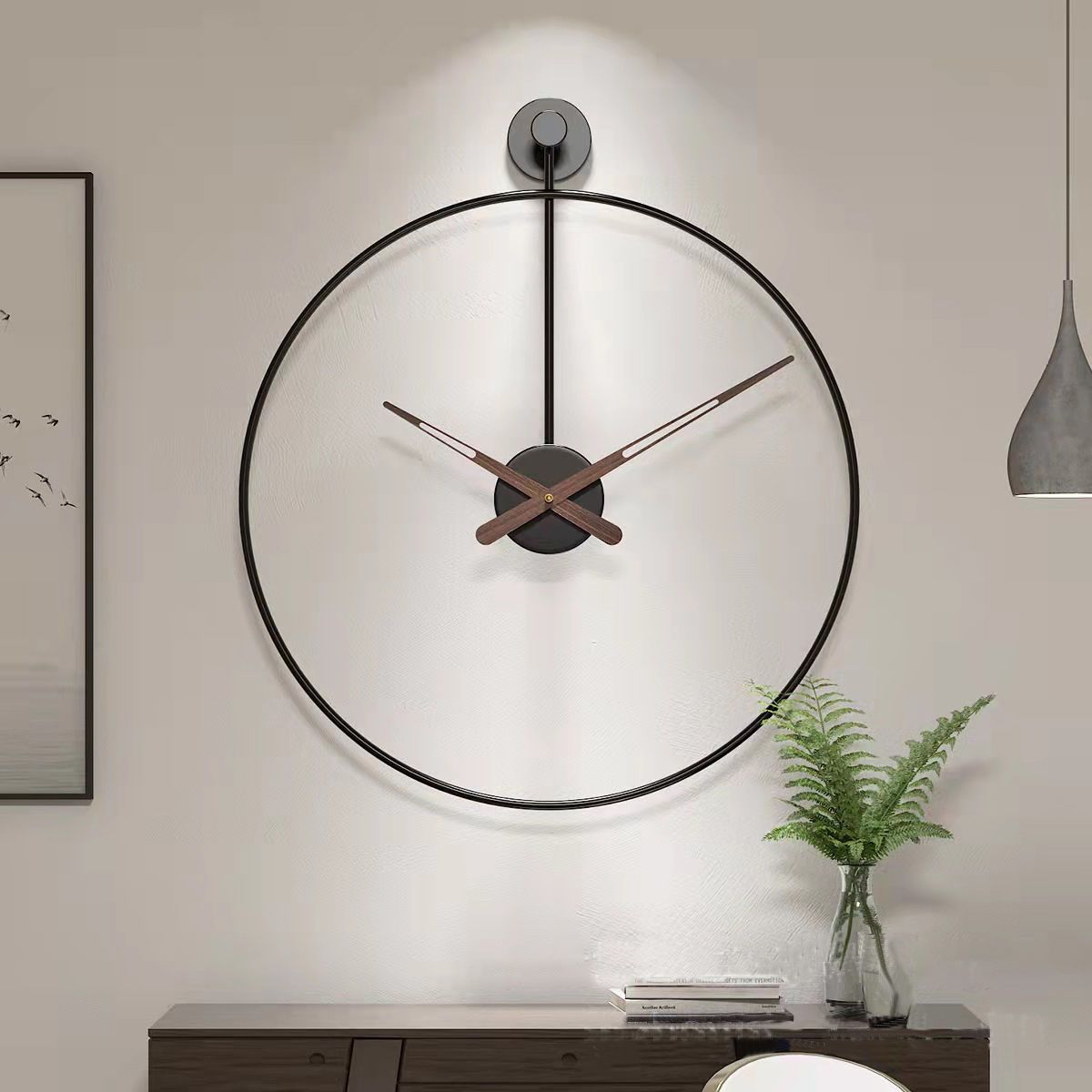 西班牙石英鐘用客廳鐘錶北歐個餐廳創意裝飾掛鐘