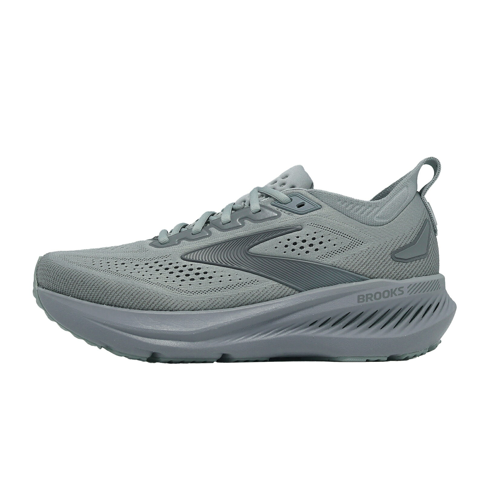 Brooks 慢跑鞋 Glycerin GTS 23 4E 超寬楦 男鞋 灰 甘油系列23 1105034E096