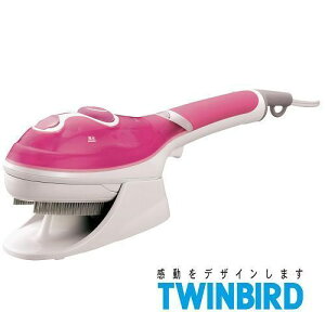 日本TWINBIRD 手持式蒸氣熨斗(粉紅)SA-4084TW