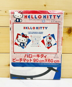 【震撼精品百貨】凱蒂貓_Hello Kitty~日本SANRIO三麗鷗 Kitty 野餐墊60x90cm-藍白*52890