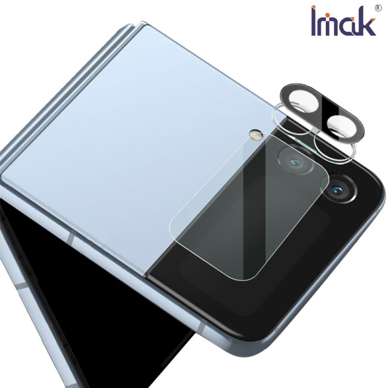 【愛瘋潮】99免運 Imak SAMSUNG Z Flip 4 5G 鏡頭玻璃貼 一體式 曜黑版【APP下單最高22%回饋】