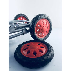 二輪帆布購物車 大 單車輪 零件(伊凡卡百貨)