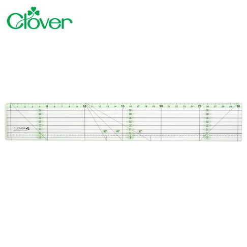 耀您館 韓國製日本clover可樂牌顏色拼布尺定規尺長30公分57 926尺邊斜角分色線條長尺角度線長尺縫紉尺平行線長尺 耀您館 韓國製日本clover可樂牌顏色拼布尺定規尺長30公分57 926尺邊斜角分色線條長尺角度線長尺縫紉尺平行線長尺